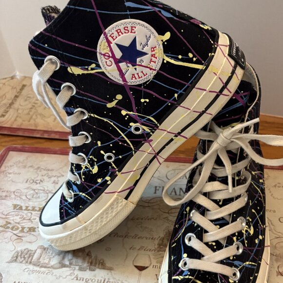 Converse Chuck 70 High Paint Splatter - Women's Size 7 - CAD $60 - Picture 1 of 4